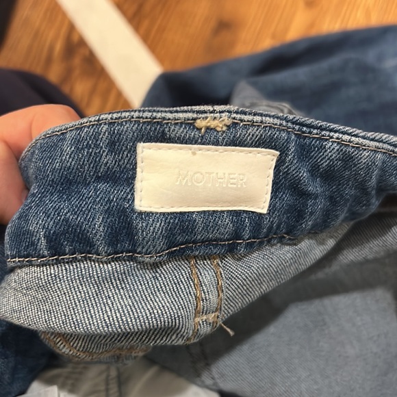 Mother Jeans High Waisted Looker Ankle Fray Size 25 perfect condition - Picture 3 of 9